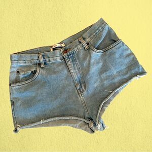 Vintage Bill Blass cut off jean shorts cheeky
